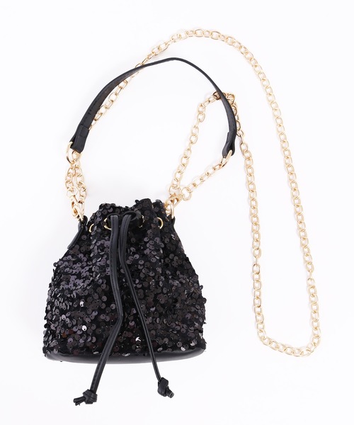 WC（ダブル シー）の「スパンコール2WAYバッグ（ショルダーバッグ・レディース・パープル/ピンク/ブラック・FREE）」の11枚目の写真