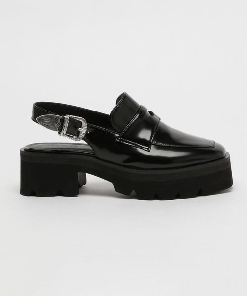 PAGEBOY（ページボーイ）の「ルーズローファー（ローファー・レディース・ブラック/オフホワイト・L/M）」の8枚目の写真