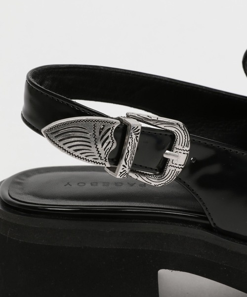 PAGEBOY（ページボーイ）の「ルーズローファー（ローファー・レディース・ブラック/オフホワイト・L/M）」の9枚目の写真