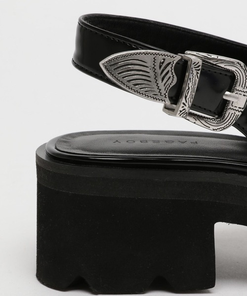 PAGEBOY（ページボーイ）の「ルーズローファー（ローファー・レディース・ブラック/オフホワイト・L/M）」の10枚目の写真