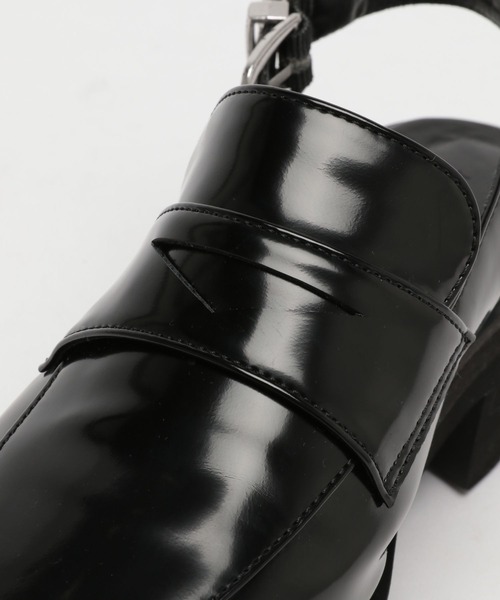 PAGEBOY（ページボーイ）の「ルーズローファー（ローファー・レディース・ブラック/オフホワイト・L/M）」の12枚目の写真