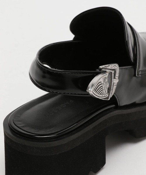 PAGEBOY（ページボーイ）の「ルーズローファー（ローファー・レディース・ブラック/オフホワイト・L/M）」の14枚目の写真