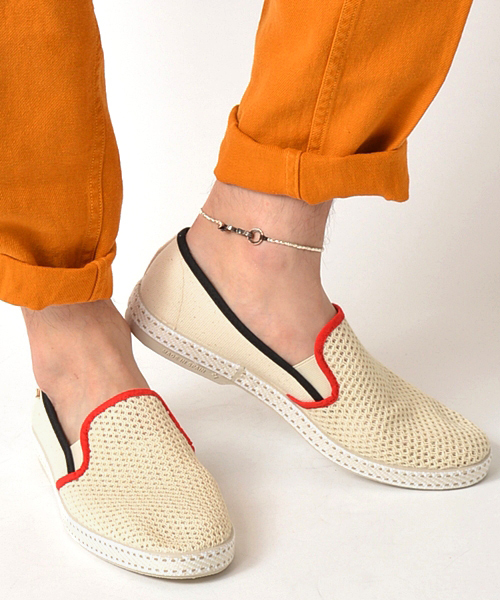 SHIPS（シップス）の「RIVIERAS: CLASSIC 20° メッシュ スリッポン2（その他シューズ・メンズ・レッド/ネイビー/ホワイト/ベージュ・43/40/41/42/44）」の3枚目の写真