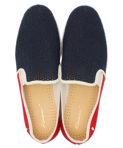 SHIPS（シップス）の「RIVIERAS: CLASSIC 20° メッシュ スリッポン2（その他シューズ・メンズ・レッド/ネイビー/ホワイト/ベージュ・43/40/41/42/44）」の8枚目の写真
