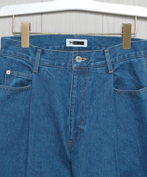 H BEAUTY&YOUTH UNITED ARROWS(エイチビューティーアンドユースユナイテッドアローズ)の「<H>HEAVY DENIM TROUSERS/パンツ(デニムパンツ・レディース・ブラック/ネイビー・S/M)」の8枚目の写真