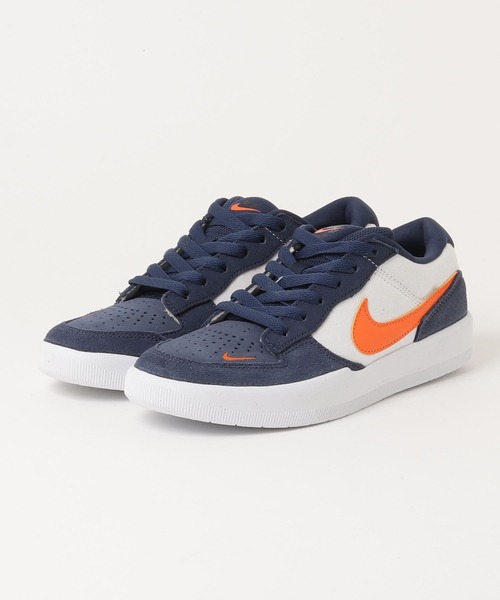 NIKE(ナイキ)の「NIKESB/ナイキエスビー SB FORCE58 フォース スケートボード スポーツ シューズ DV5477-001/DV5477-400(スニーカー・メンズ・グレー系その他2/ネイビー×ホワイト/ホワイト×ブルー/ゴールド系その他/グリーン系その他/パープル系その他・24.5cm/25.5cm/26.5cm/27.5cm/28.5cm/24.0cm/25.0cm/26.0cm/27.0cm/28.0cm/29.0cm/30.0cm/23.0cm/23.5cm)」の4枚目の写真