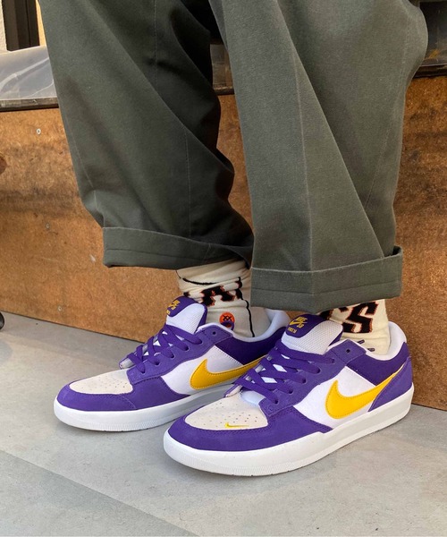 NIKE(ナイキ)の「NIKESB/ナイキエスビー SB FORCE58 フォース スケートボード スポーツ シューズ DV5477-001/DV5477-400(スニーカー・メンズ・グレー系その他2/ネイビー×ホワイト/ホワイト×ブルー/ゴールド系その他/グリーン系その他/パープル系その他・24.5cm/25.5cm/26.5cm/27.5cm/28.5cm/24.0cm/25.0cm/26.0cm/27.0cm/28.0cm/29.0cm/30.0cm/23.0cm/23.5cm)」の15枚目の写真