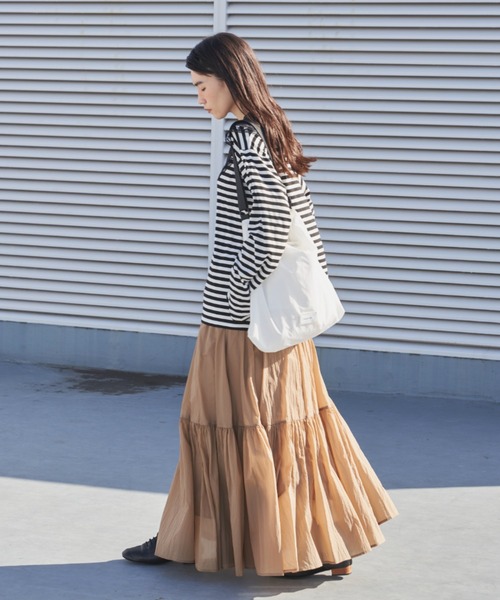 Libra Cue（リブラ キュー）の「ライトウエイトワンハンドルショルダーバッグ（ショルダーバッグ・レディース・ブラック/ホワイト・FREE）」の8枚目の写真