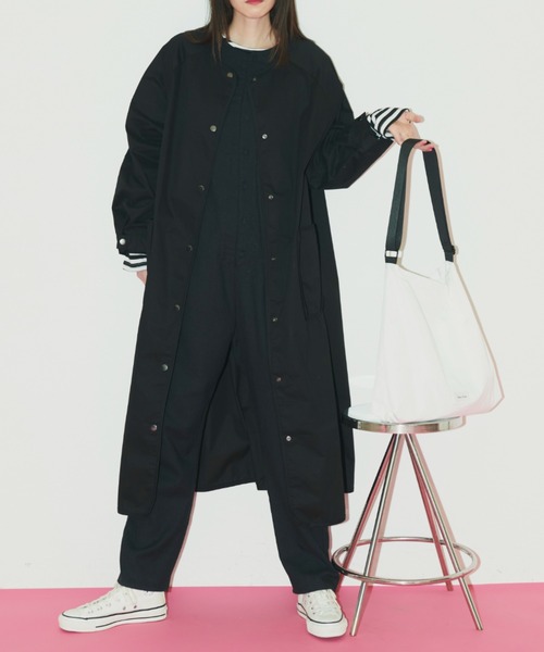 Libra Cue（リブラ キュー）の「ライトウエイトワンハンドルショルダーバッグ（ショルダーバッグ・レディース・ブラック/ホワイト・FREE）」の9枚目の写真