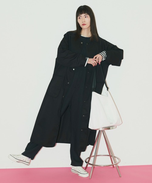 Libra Cue（リブラ キュー）の「ライトウエイトワンハンドルショルダーバッグ（ショルダーバッグ・レディース・ブラック/ホワイト・FREE）」の10枚目の写真