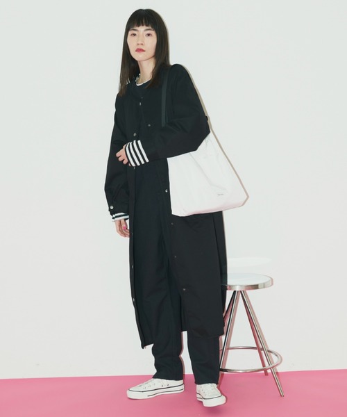 Libra Cue（リブラ キュー）の「ライトウエイトワンハンドルショルダーバッグ（ショルダーバッグ・レディース・ブラック/ホワイト・FREE）」の11枚目の写真