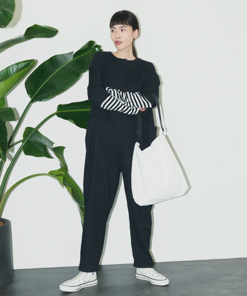 Libra Cue（リブラ キュー）の「ライトウエイトワンハンドルショルダーバッグ（ショルダーバッグ・レディース・ブラック/ホワイト・FREE）」の14枚目の写真