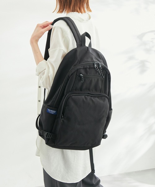 ROPE' PICNIC（ロペピクニック）の「A4対応/リサイクルポリエステル撥水スクエアリュック20L（バックパック/リュック・レディース・ブラック/パープル系その他3・FREE）」の16枚目の写真