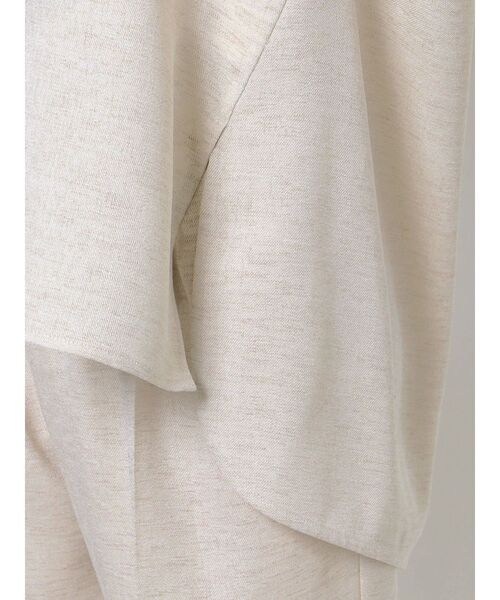 ELENDEEK(エレンディーク)の「Vネックフレアブラウス(シャツ/ブラウス・レディース・ベージュ/ブラック/インディゴブルー・FREE)」の20枚目の写真