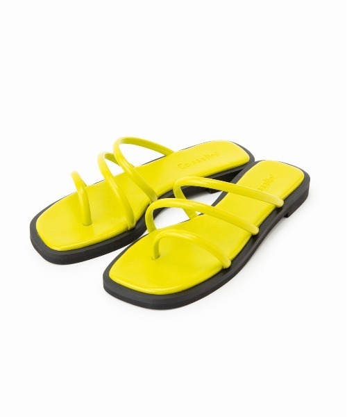 Casselini（キャセリーニ）の「Casselini(キャセリーニ)ストラップミュール（サンダル・レディース・グリーン/ブラック/ブルー/ホワイト・M/L）」の6枚目の写真