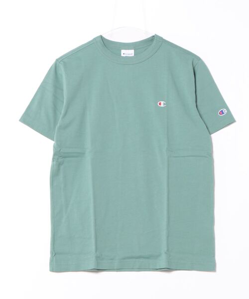 Champion(チャンピオン)の「【Champion】C3-X352 SHORT SLEEVE T-SHIRT / チャンピオン ワンポイントロゴ 半袖Tシャツ(Tシャツ/カットソー・メンズ・オートミール/ネイビー/ホワイト/ブラック/グレー/グリーン/ブルー/クリーム/レッド/サックスブルー/ブルー系/ベージュ・S/L/XL/M)」の7枚目の写真