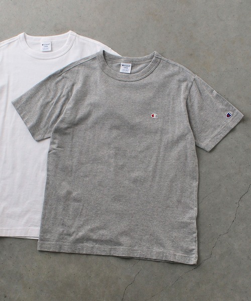 Champion(チャンピオン)の「【Champion】C3-X352 SHORT SLEEVE T-SHIRT / チャンピオン ワンポイントロゴ 半袖Tシャツ(Tシャツ/カットソー・メンズ・オートミール/ネイビー/ホワイト/ブラック/グレー/グリーン/ブルー/クリーム/レッド/サックスブルー/ブルー系/ベージュ・S/L/XL/M)」の14枚目の写真