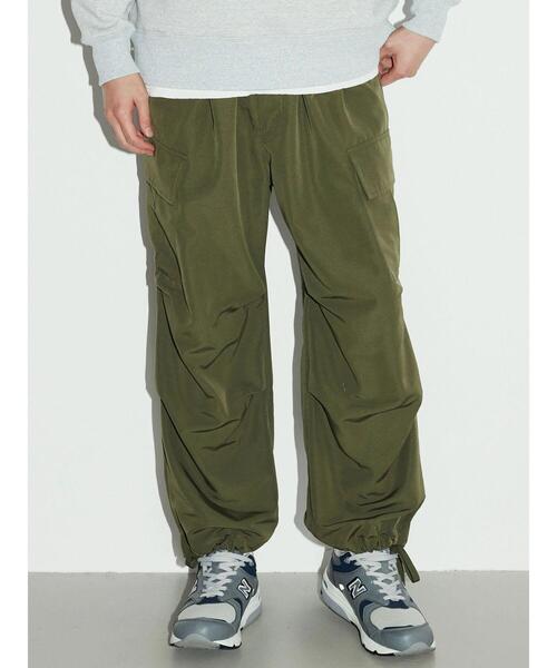 CRAFT STANDARD BOUTIQUE（クラフトスタンダードブティック）の「ポリエステルウェザーイージーカーゴパンツ（カーゴパンツ・メンズ・オリーブ/ブラック/グレー・L/M/XL）」の6枚目の写真