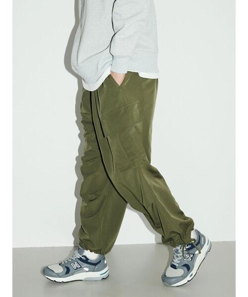 CRAFT STANDARD BOUTIQUE（クラフトスタンダードブティック）の「ポリエステルウェザーイージーカーゴパンツ（カーゴパンツ・メンズ・オリーブ/ブラック/グレー・L/M/XL）」の8枚目の写真