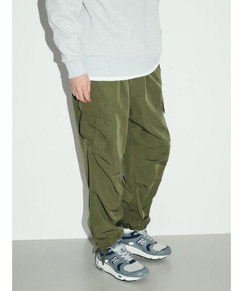 CRAFT STANDARD BOUTIQUE（クラフトスタンダードブティック）の「ポリエステルウェザーイージーカーゴパンツ（カーゴパンツ・メンズ・オリーブ/ブラック/グレー・L/M/XL）」の9枚目の写真