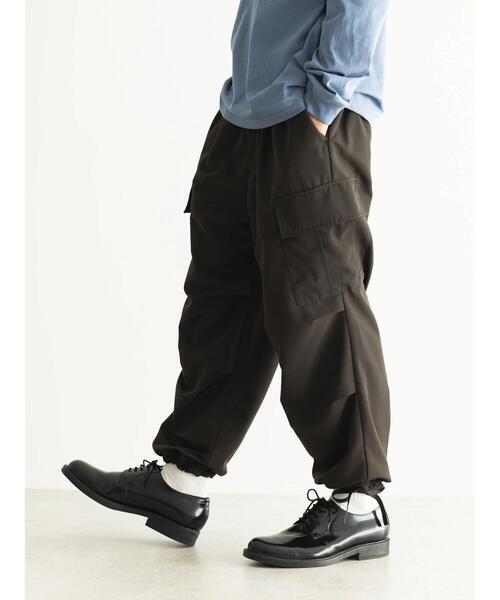 CRAFT STANDARD BOUTIQUE（クラフトスタンダードブティック）の「ポリエステルウェザーイージーカーゴパンツ（カーゴパンツ・メンズ・オリーブ/ブラック/グレー・L/M/XL）」の20枚目の写真