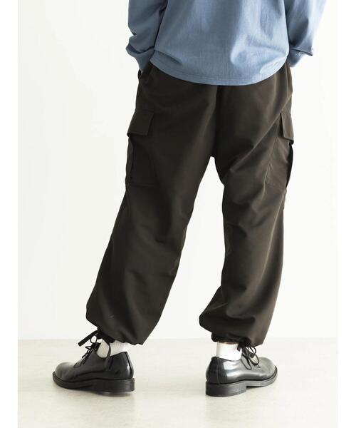 CRAFT STANDARD BOUTIQUE（クラフトスタンダードブティック）の「ポリエステルウェザーイージーカーゴパンツ（カーゴパンツ・メンズ・オリーブ/ブラック/グレー・L/M/XL）」の21枚目の写真