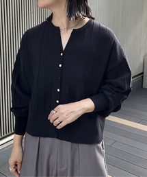 アイレットアミショートカーディガン