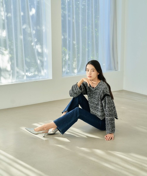 eL（エル）の「【eL】Back Belt Mules/189539（サンダル・レディース・ブラック/シルバー・MEDIUM/LARGE）」の16枚目の写真