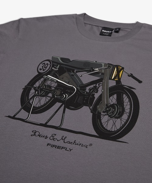 DEUS EX MACHINA(デウスエクスマキナ)の「FIREFLY TEE(Tシャツ/カットソー・メンズ・グレー/ブルー・SMALL/MEDIUM/LARGE)」の8枚目の写真