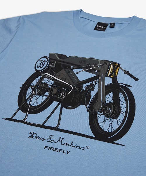 DEUS EX MACHINA(デウスエクスマキナ)の「FIREFLY TEE(Tシャツ/カットソー・メンズ・グレー/ブルー・SMALL/MEDIUM/LARGE)」の14枚目の写真