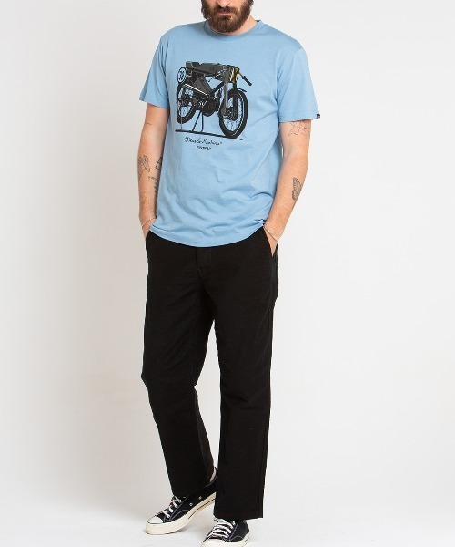 DEUS EX MACHINA(デウスエクスマキナ)の「FIREFLY TEE(Tシャツ/カットソー・メンズ・グレー/ブルー・SMALL/MEDIUM/LARGE)」の9枚目の写真