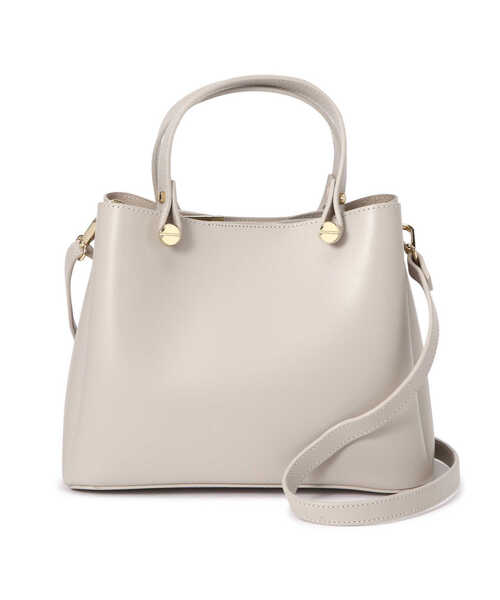 EDIT COLOGNE（エディットコロン）の「スクリューハンドルミニトートバッグ（トートバッグ・レディース・ブラック/グレー/ベージュ・ﾌﾘ-）」の8枚目の写真