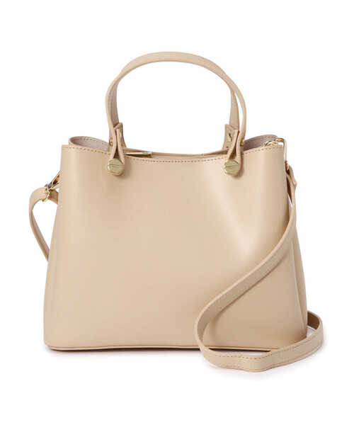 EDIT COLOGNE（エディットコロン）の「スクリューハンドルミニトートバッグ（トートバッグ・レディース・ブラック/グレー/ベージュ・ﾌﾘ-）」の5枚目の写真