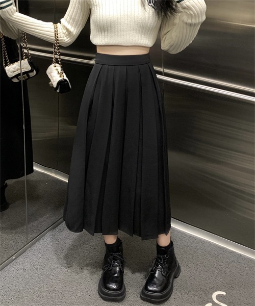 FREE STYLISTS（フリー スタイリスト）の「幅広プリーツスカート