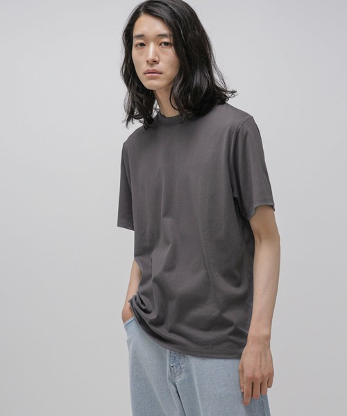 NANO universe（ナノユニバース）の「Anti Soaked 汗染み防止 クルーネックTシャツ（Tシャツ/カットソー・メンズ・ホワイト/ブラック/ネイビー/グレー系その他4/チャコール/ブラウン・S/M/L/XL）」の21枚目の写真