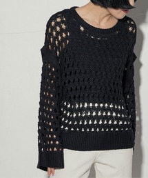 ottilie メッシュニットプルオーバー