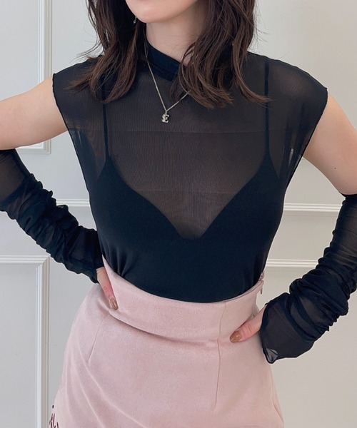 EIMY ISTOIRE（エイミーイストワール）の「フェイクスエードダマスクカットミニスカート（スカート・レディース・ピンク/アイボリー/ベージュ・S/M）」の18枚目の写真