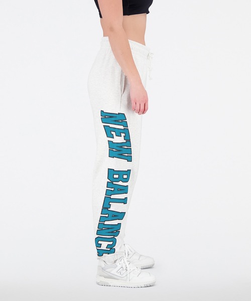 NEW BALANCE（ニューバランス）の「NB Athletics Warped クラシックス スウェットパンツ（スウェットパンツ・メンズ・アイボリー/バーガンディー/ブラック・0/1/4/3/5/2）」の4枚目の写真