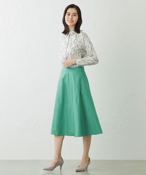 美品 2024SS アマカ リバティ MEGUMIタナローンシャツ 完売品 セール】【LIBERTY】MEGUMIタナローンシャツ（シャツ/ブラウス