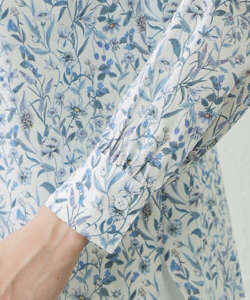 美品 2024SS アマカ リバティ MEGUMIタナローンシャツ 完売品 セール】【LIBERTY】MEGUMIタナローンシャツ（シャツ/ブラウス