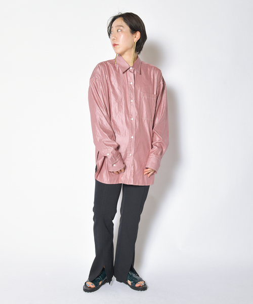 CITYSHOP（シティーショップ）の「SHINY シャツ（シャツ/ブラウス