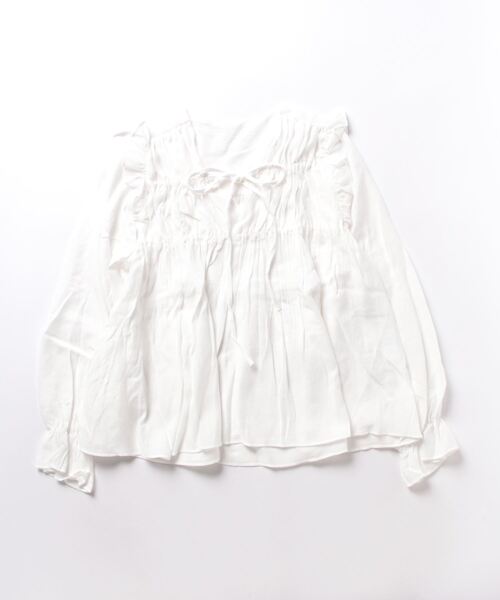 amel（エイメル）の「リボンギャザーブラウス/ホワイト（シャツ/ブラウス・レディース・ホワイト/ホワイト系・FREE）」の19枚目の写真