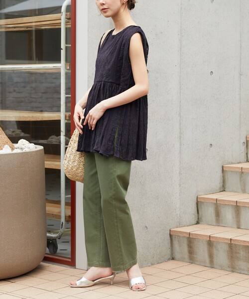 FREAK'S STORE(フリークスストア)の「【限定展開】総刺繍 レース ブラウス(シャツ/ブラウス・レディース・オフホワイト/ブラック・フリ-)」の7枚目の写真