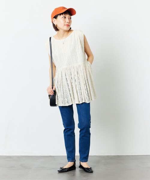 FREAK'S STORE(フリークスストア)の「【限定展開】総刺繍 レース ブラウス(シャツ/ブラウス・レディース・オフホワイト/ブラック・フリ-)」の10枚目の写真