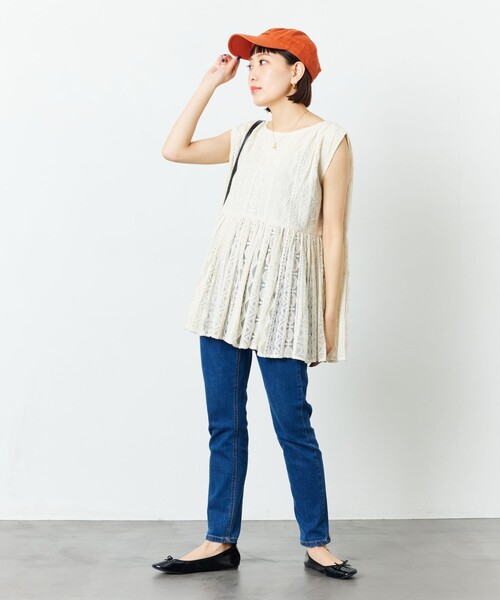 FREAK'S STORE(フリークスストア)の「【限定展開】総刺繍 レース ブラウス(シャツ/ブラウス・レディース・オフホワイト/ブラック・フリ-)」の11枚目の写真