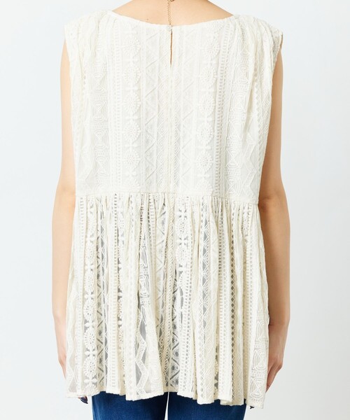 FREAK'S STORE(フリークスストア)の「【限定展開】総刺繍 レース ブラウス(シャツ/ブラウス・レディース・オフホワイト/ブラック・フリ-)」の16枚目の写真