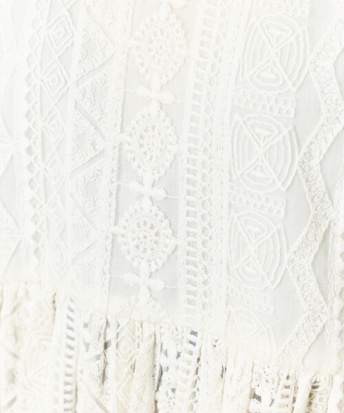 FREAK'S STORE(フリークスストア)の「【限定展開】総刺繍 レース ブラウス(シャツ/ブラウス・レディース・オフホワイト/ブラック・フリ-)」の22枚目の写真