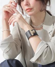 【MAISON BOINET】40mm bracelet in nappa and：ブレスレット