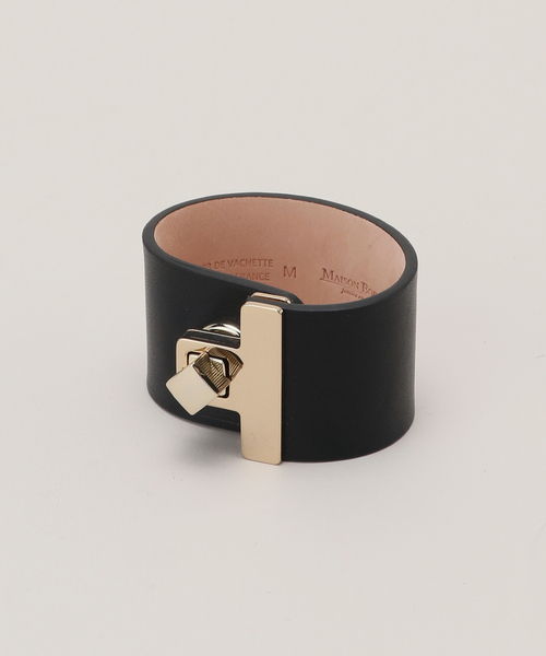 MAISON BOINET/メゾンボワネ 40mm 本革 MAISON BOINET】40mm bracelet in nappa and：ブレスレット