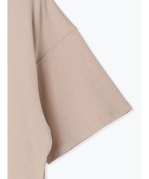 Samansa Mos2(サマンサ モスモス)の「発泡ロゴプリントTシャツ(Tシャツ/カットソー・レディース・グリーン/ベージュ/キナリ/ブラック・フリ-)」の22枚目の写真